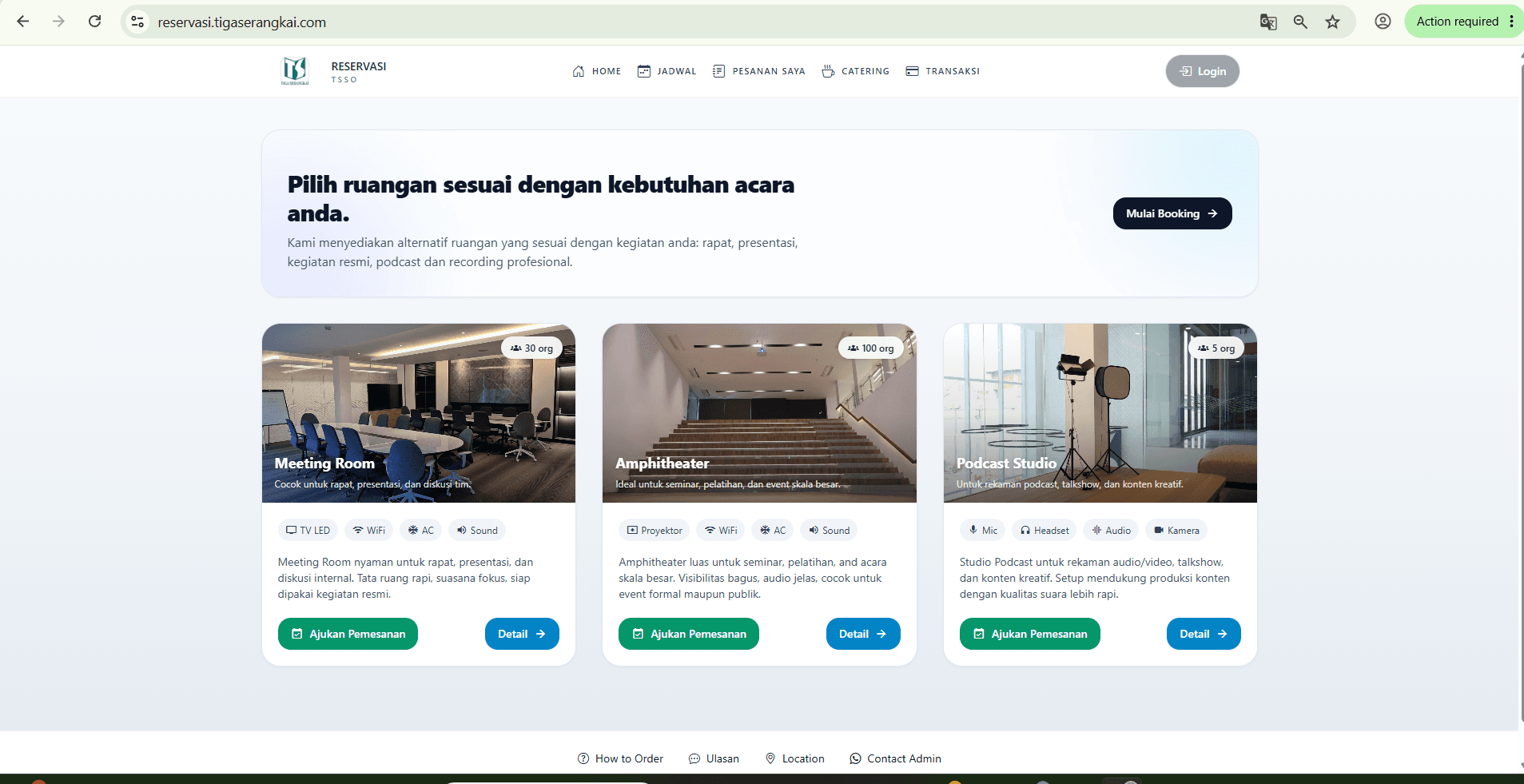 Reservasi TSSO - Gambar 1